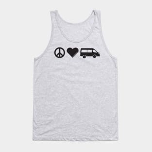 Peace Love Sprinter Bus Tank Top